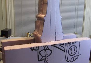 The handle is installed