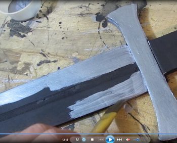 Paint the blade