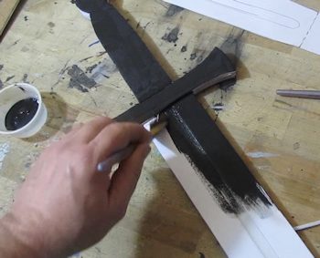 paint the whole sword black