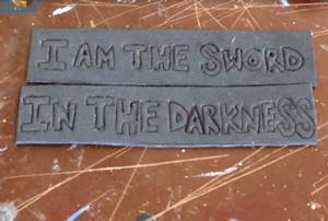 The inscription