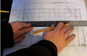 Drawing the outlines of the board