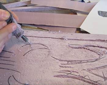Carve ouit the designs