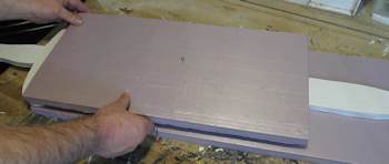 Layer of foam on top