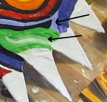 Closeup of colors