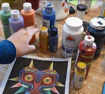 The paints
