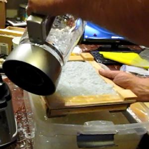 Pour onto mold