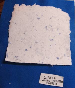 Bluish paper