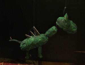 A dragon marionette