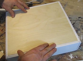 The optional wooden cover