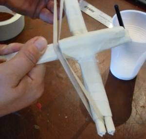 Install rubber band