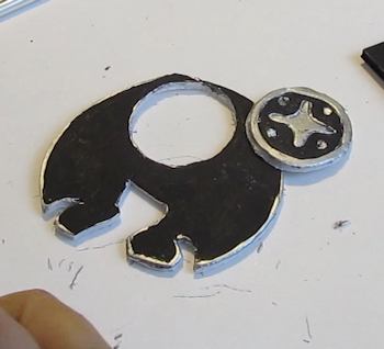 Cut out the emblem