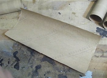 cut and flatten a tube