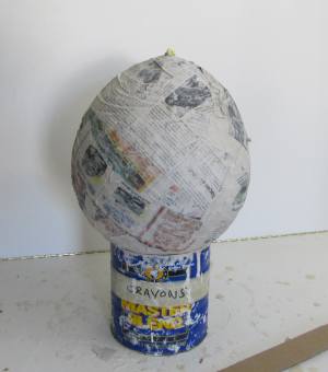 The Balloon base of the pinata