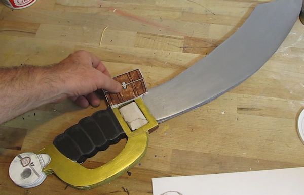 The completed sword
