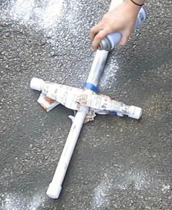 Paint the blade silver