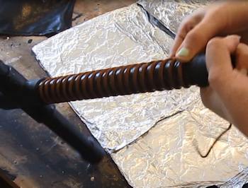 WRap the handle with cord