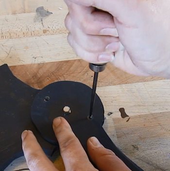 Pierce these holes