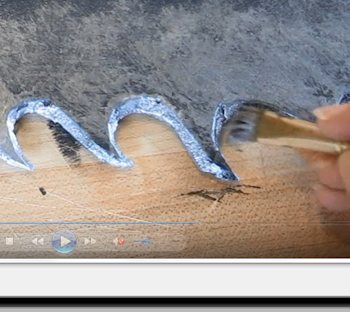 Do detail work on the edges and teeth