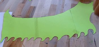 Tape together the pieces