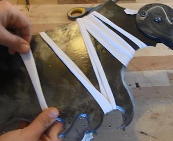 Wrap the cleaver