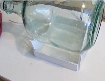 Bottle on the stand