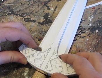 Attach the ornamental guard