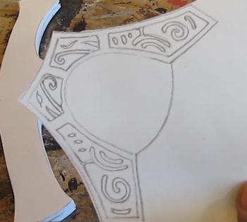 Cut out pommel piece