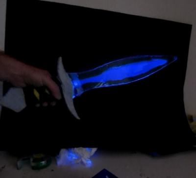 The Sting Sword Glows