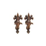 Fleur de lis wall hanger for sword