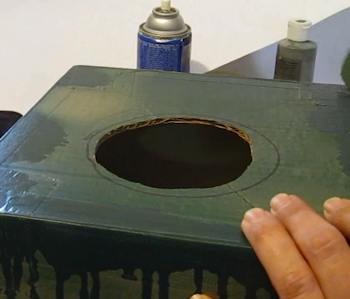 Cut a hole