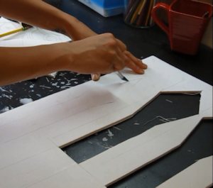 Cut out the blades