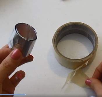 Fold foil into a bowl