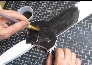 Paint the sword black