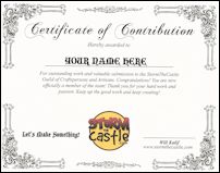 Certificate of contribution