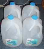 Four gallons of spring water