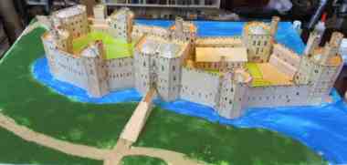 Paper Caernarvon Castle