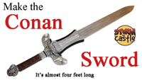 The Conan sword