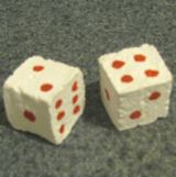 Plastic dice