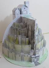 Minas Tirith Paper Castle