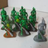 Miniature lizard army