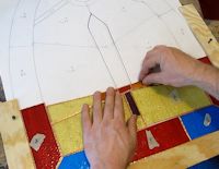 Make a stained glass window