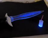 a Glowing Sword 