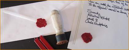 a Wax seal stamper