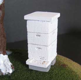 A miniature beehive