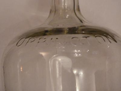 Label on the carboy