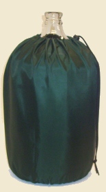 large image of carboy cover, green