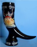 Norwegian beer horn