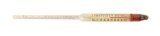 hydrometer with temperature reading