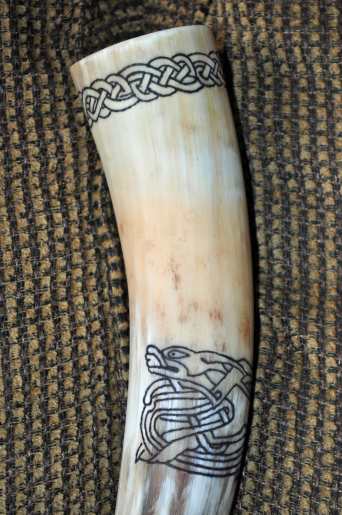 Drinking Horn Closeup