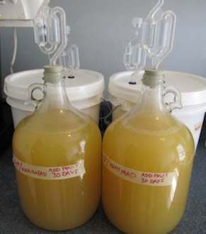 Two batches of mead